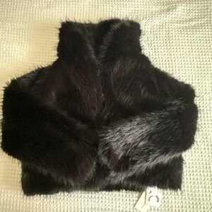Faux fur coat
